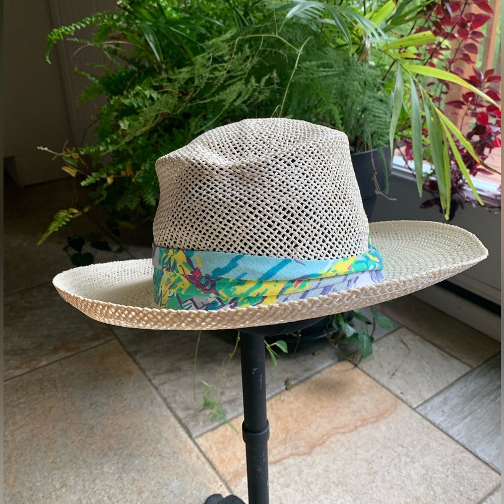 MIDWEST | Vintage Rigid Panama Style Hat | Sz M